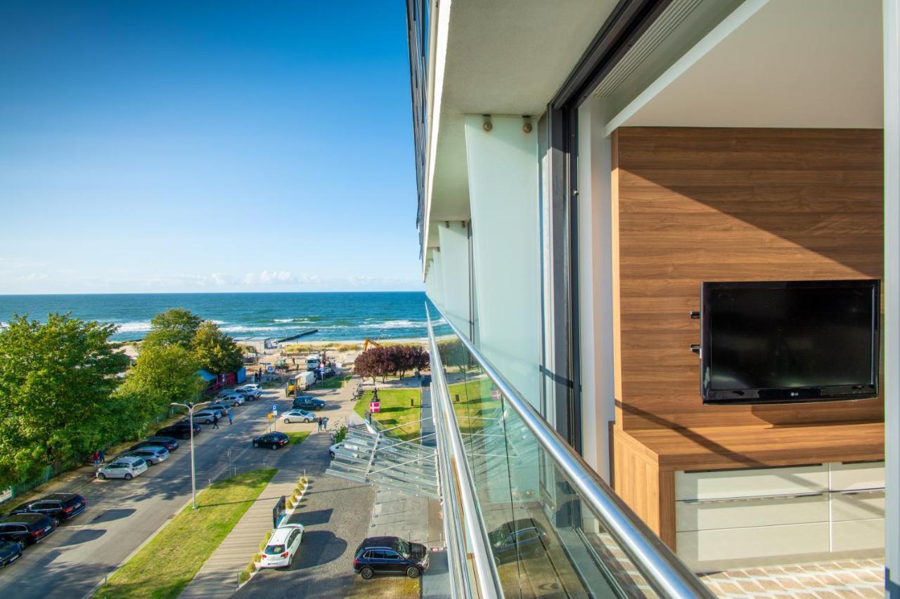 Marine Hotel Apartament Prywatny Studio Widok Na Morze Basen Sauna Jacuzzi 5 Pietro Kolberg Exterior foto