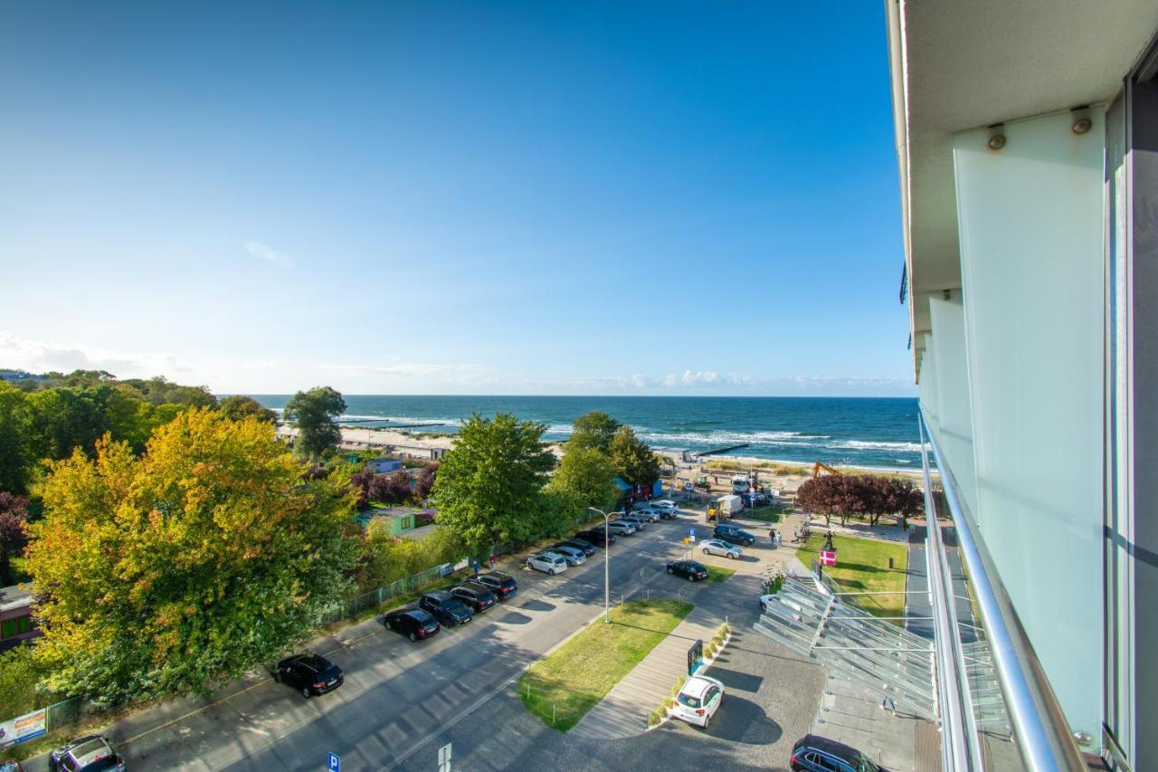 Marine Hotel Apartament Prywatny Studio Widok Na Morze Basen Sauna Jacuzzi 5 Pietro Kolberg Exterior foto